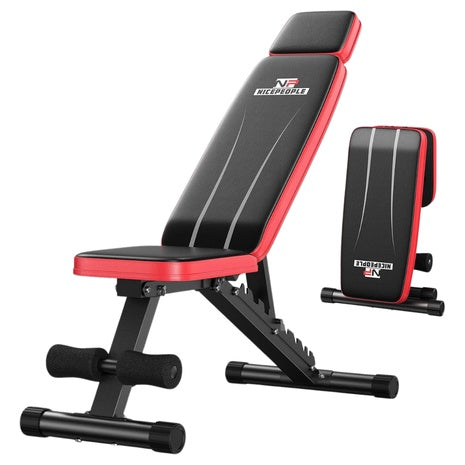 Nicepeople Foldable Strength Adjustable Weight Bench (660 lb Capacity)