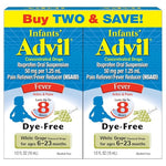 2-Pack Infants Advil Liquid Pain & Fever Reducer
