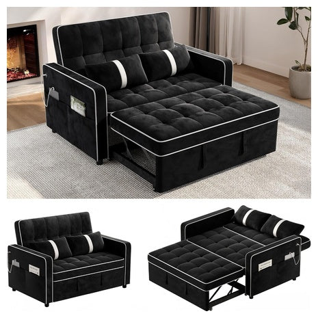 Yaheetech 3 In 1 Convertible Sofa Bed