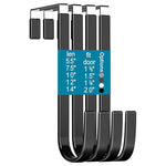 4-Pack Over The Door Hooks