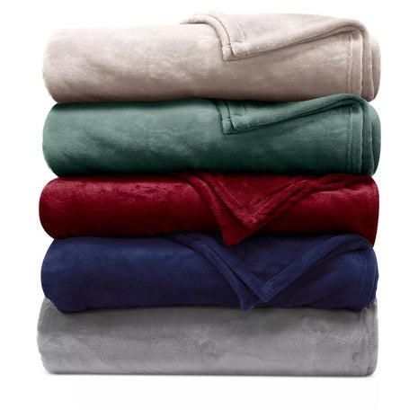 Lauren Ralph Lauren Micromink Plush Blanket (5 Colors)
