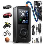 Portable Tire Inflator with Pressure Gauge