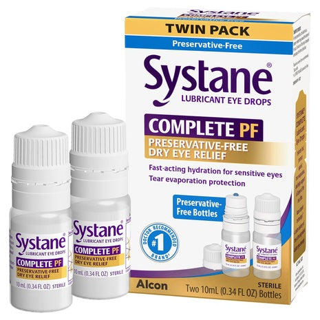 Targeted: 2-Pack Systane Complete Preservative Free Lubricating Dry Eye Drops