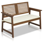 Furinno Outdoor Bench with Cushion