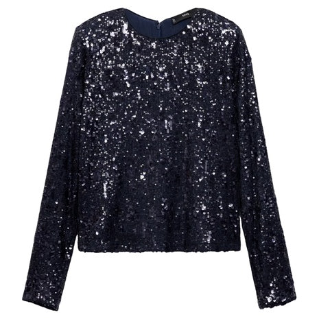 Long Sleeved T-Shirt With Sequins