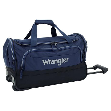 Wrangler 21-Inch Deluxe Polyester Rolling Duffel (3 Colors)