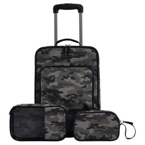 3-Piece Travelers Club Kids Rolling Luggage Set (3 Colors)