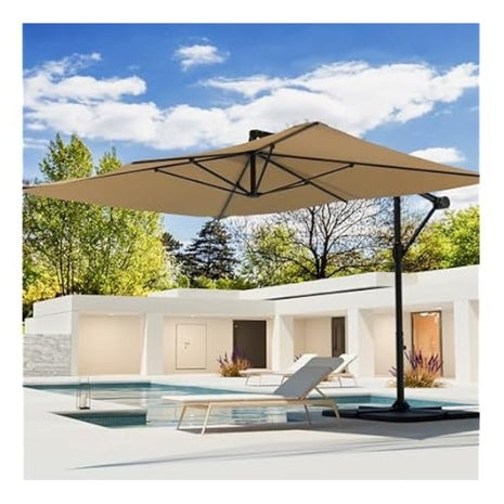 9 X 11.5FT Offset Patio Umbrella