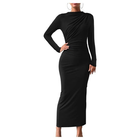Long Sleeve Maxi Dress (14 Colors)