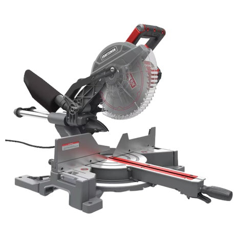 CRAFTSMAN 10" 15-Amp Single Bevel Sliding Corded Miter Saw