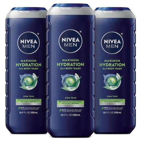 3-Pack Nivea Men Maximum Hydration Body Wash