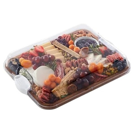 Farberware Build-A-Board Acacia Cutting Board with Storage Lid
