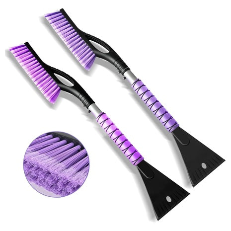 2 Pack 27″ Snow Brush & Ice Scraper