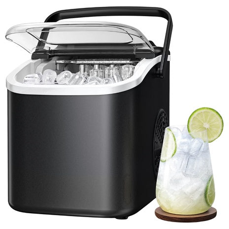 Goosiay 26lbs Portable Countertop Ice Maker