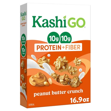 Kashi GO Protein Peanut Butter Crunch Cereal (OU-D, 16.9oz)