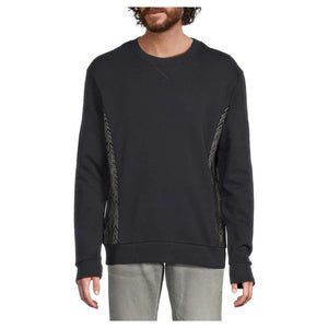 M Missoni Men's Zigzag Panel Wool Blend Crewneck Sweater