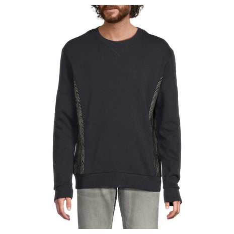 M Missoni Men's Zigzag Panel Wool Blend Crewneck Sweater