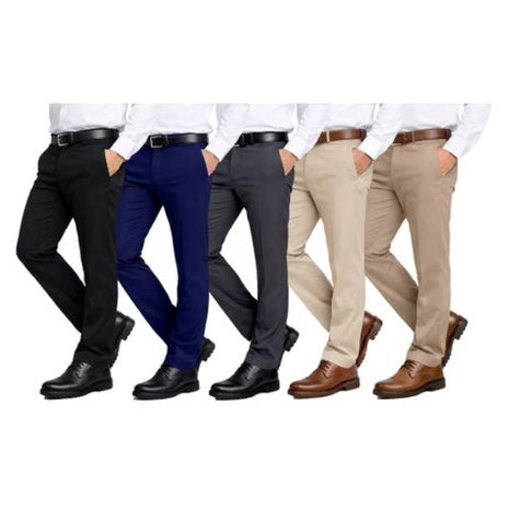 Men's Flex Stretch Slim Fit Dress Pants