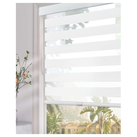 Light Filtering Cordless Thermal Insulated Zebra Blinds