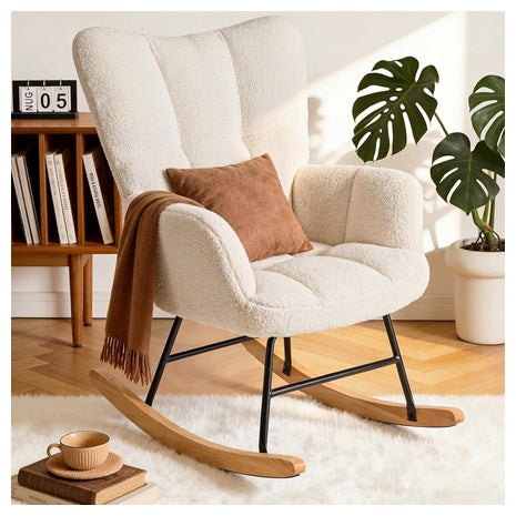 Ergonomic Glider Rocking Chair