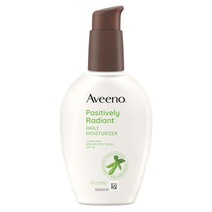 Aveeno Positively Radiant Daily Face Moisturizer with SPF 15 Sunscreen (4oz)