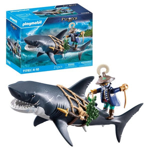Playmobil Giant Shark with Pirate