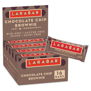 16 Larabar Chocolate Chip Brownie Fruit & Nut Bars