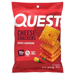 12-Pack Quest Spicy Cheddar Protein Crackers (OU-D)