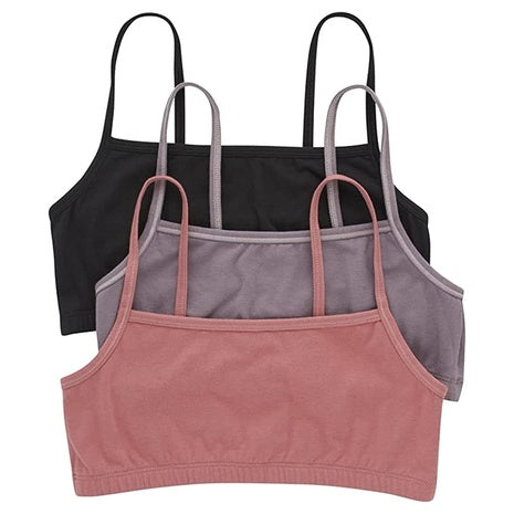 3-Pack Hanes Women's Cotton String Bralette Bras