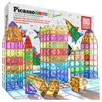 80-Piece Magnetic Tiles Diamond Building Blocks