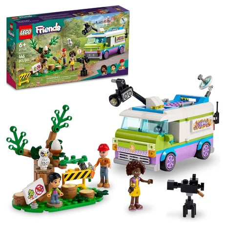 446-Piece LEGO Friends Newsroom Van Building Set