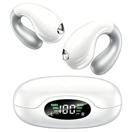 Lightweight Comfort Clip-On Wireless Bone Conduction Earbuds