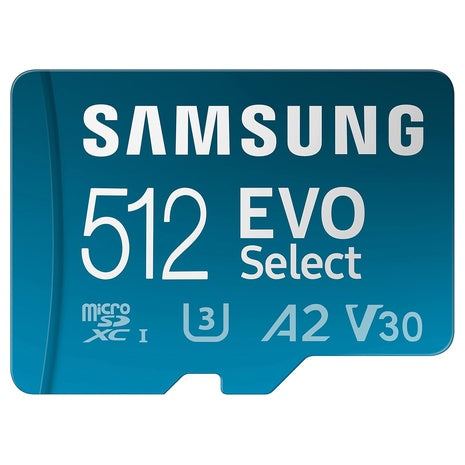 Samsung 512GB Micro SD Card + Adapter