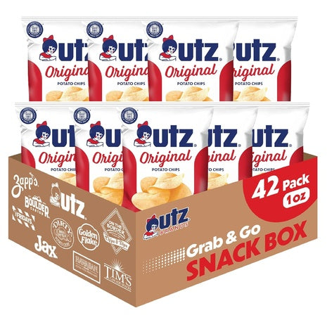 42 Bags Utz Potato Chip (1oz)