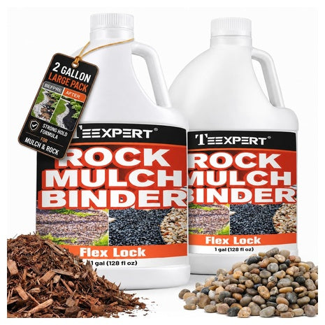 2-Pack 1-Gallon Teexpert Mulch Glue For Landscaping