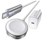 Lisen Fast Charging Apple Watch Charger with 20W USB-C Wall Charger