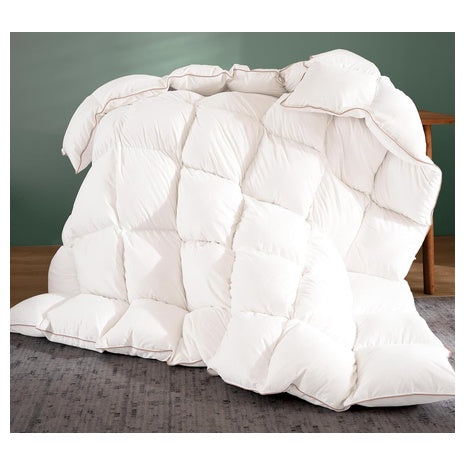 King All-Season Feather Down Fiber Comforter Duvet Insert