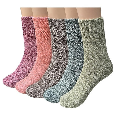 YSense Women’s Cozy Knit Winter Socks