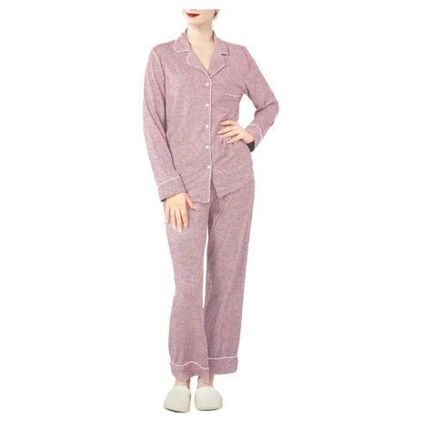 Women's Two-Piece Button-Down Pajama Set