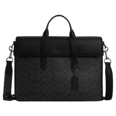 Coach Men's Sullivan Portfolio Brief In Signature Canvas