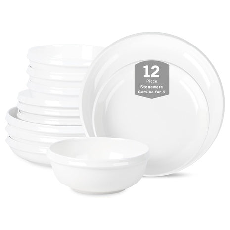 Stone Lain Verso 12-Piece Dinnerware Set