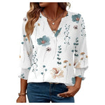Women's 3/4 Length Sleeve Business Casual Summer Tops