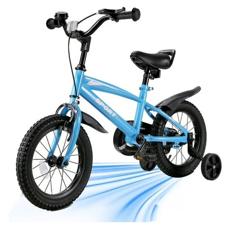 14" Tire Kids Bike With Removable Training Wheels