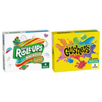 4 Fruit Roll-Ups or 3 Gushers Mini Pouches