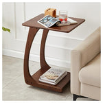 Amazon Business: Emerson Solid Wood End Table with Rolling Wheels