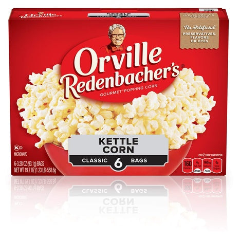 6 Bags of Orville Redenbacher’s Microwave Popcorn (OK-D)