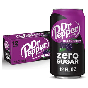 36 Cans Dr. Pepper Blackberry Zero Sugar Soda