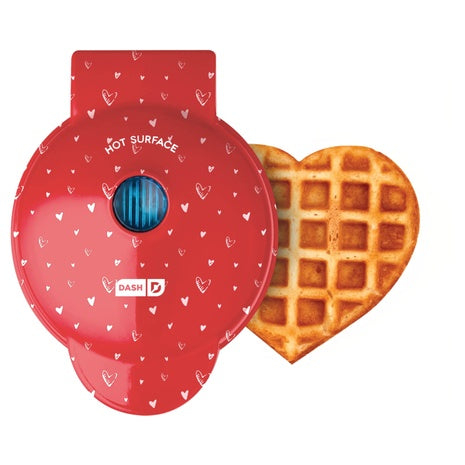 Dash Heart Mini Waffle Maker