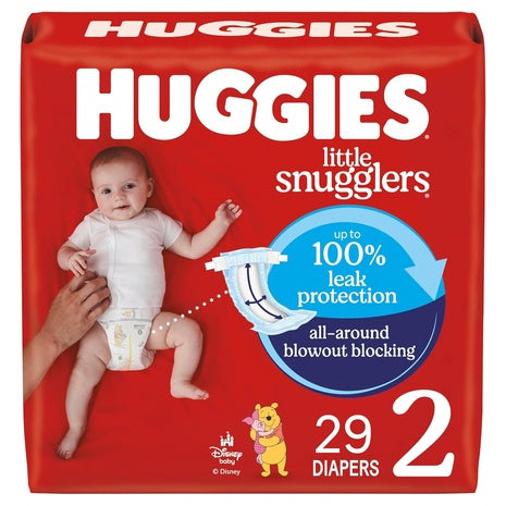 29 Huggies Little Snugglers Size 2 Diapers