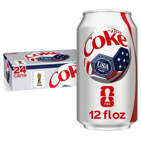 24 Cans Coke, Diet Coke or Coke Zero